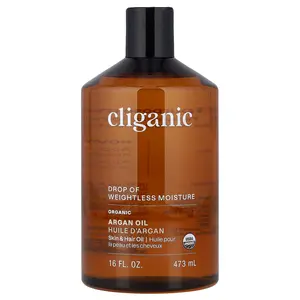 Cliganic Drop of Weightless Moisture™, Organic Argan Oil, 16 fl oz (473 ml)