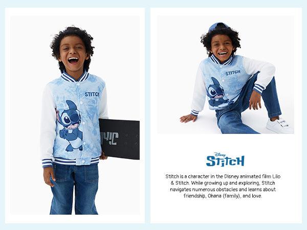 Disney Minnie Mickey Stitch Princess Frozen Elsa Marvel Jacket Lightweight Coat Button-Up Color Block Sweatshirt for Kids 2-14 Years