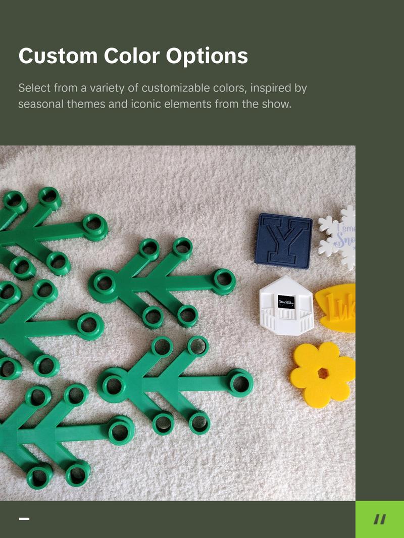 G.G. 3D-Printed Wreath – Customizable Stars Hollow-Inspired Decor G.G. 3D-Printed Wreath – Customizable Stars Hollow-Inspired Decor