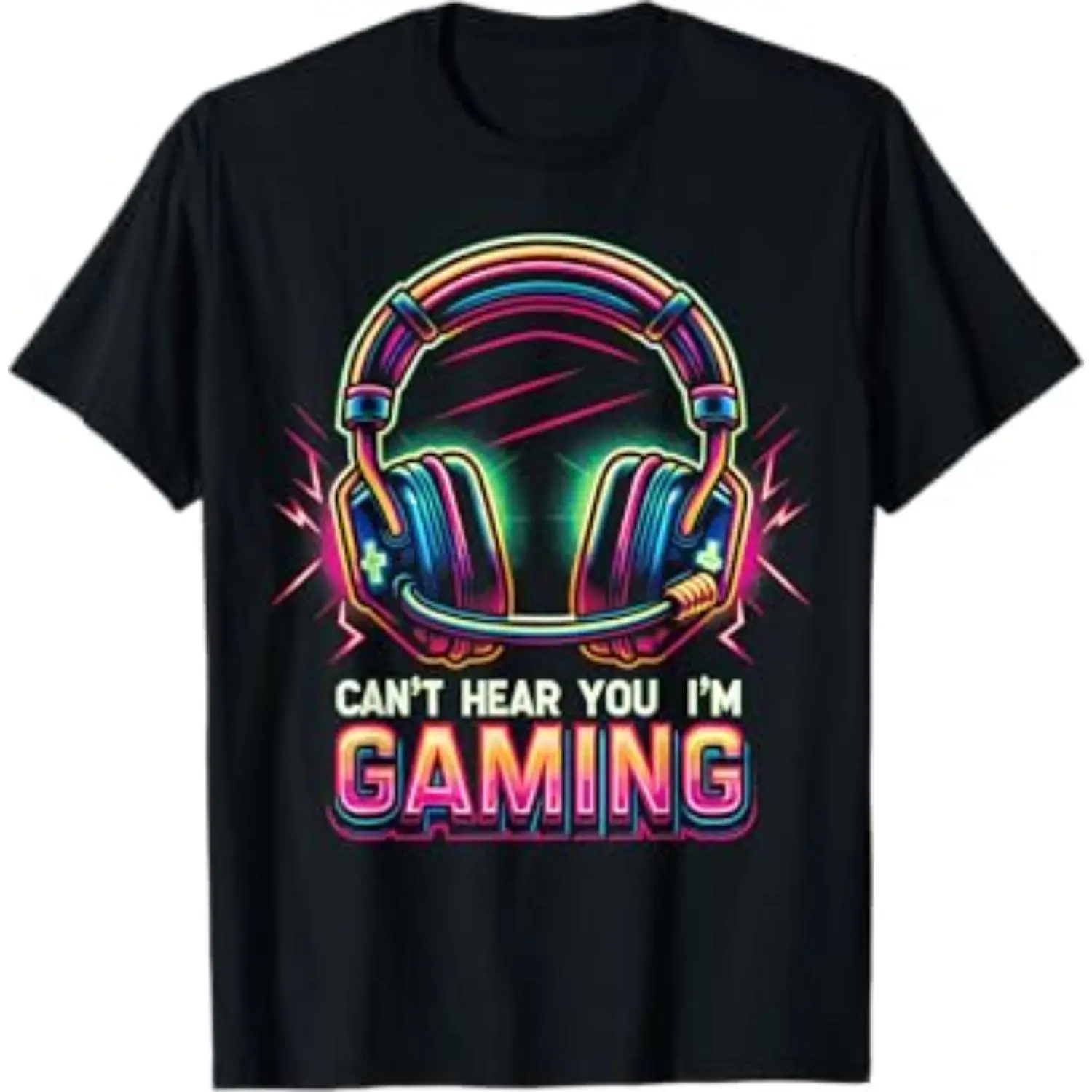 Boys' Regular Fit Crew Neck Funny Gamer Short-Sleeve Graphic T-Shirt - Casual Streetwear Shirt, Sporty Chic Sports & Outdoor Top for Video Gaming Enthusiasts, Machine Washable, Round Neck, Gaming Casual