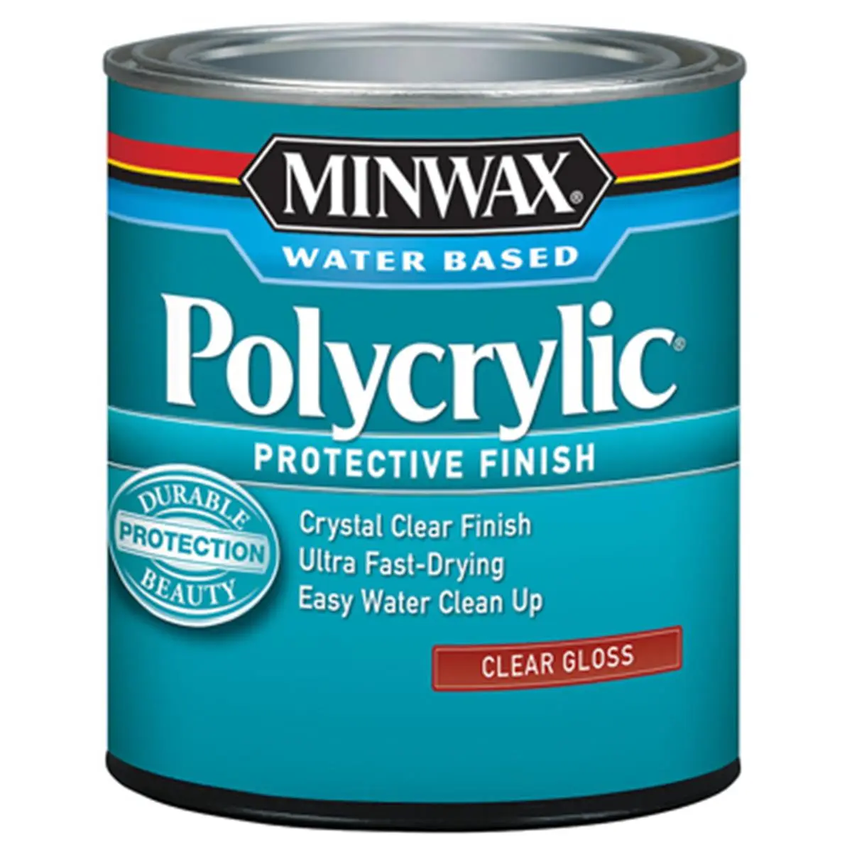 212 MAIN Minwax 255554444 Water-Based Acrylic Blend 0.5-Point Gloss Polycrylic Protective Coat, Wood Surface Protector for Automotive Interior Paint Care