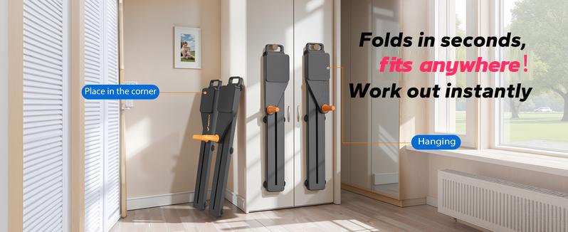 Terra Gym Multi-functional Adjustable Ab Exercise Board, Split Ab Slide Roller Board, Home Pilates Reformer with Knee Mat for Home Gym Core & Ab Strength Training, Abdominal Crunch Machine