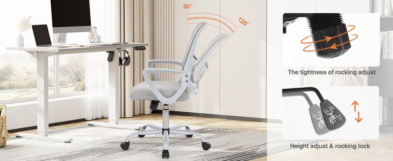 Drafting Chair,Standing Desk Chair with Thicker Seat,Ergonomic High Office Chair,Counter Height Office Chairs with Adjustable Foot-Ring