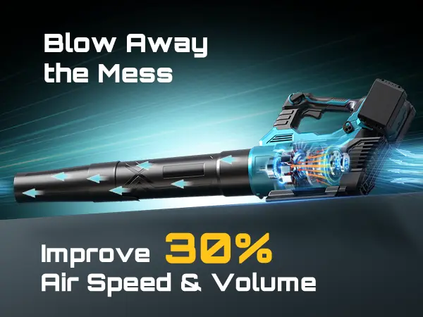Brushless motor cordless leaf blower