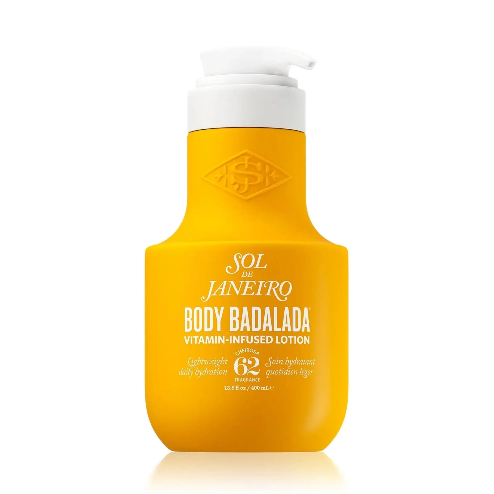 Sol de Janeiro Body Badalada Lotion | 24-Hour Weightless Hydration with Brazilian Sugarcane & Hyaluronic Acid for Deep Moisture. In The Scent Of Chierosa 62, With Irresistible Notes Of Pistachio, Salted Caramel, And Vanilla