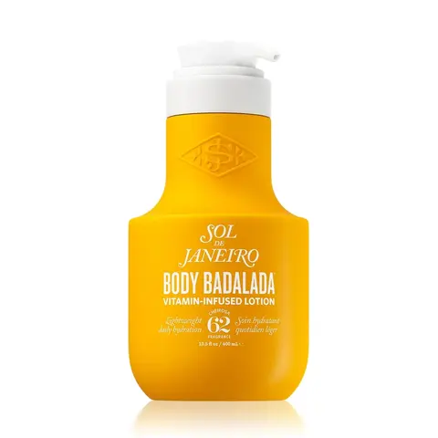 Sol de Janeiro Body Badalada Daily Hydrating Body Moisturizer | 24-Hour Weightless Hydration, Brazilian Sugarcane-Hyaluronic Acid Blend, Chierosa 62 Fragrance (Pistachio, Salted Caramel, Vanilla, Cactus Notes), Glycerin, 2-Hexanediol, Tapioca Starch