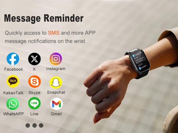 W03 Bluetooth 5.3 Calling Fitness & Health Smartwatch 1.91″ HD Color Touchscreen 24/7 Heart Rate SpO₂ Blood Pressure Sleep Tracking IP68 Waterproof Long Standby Android Compatible