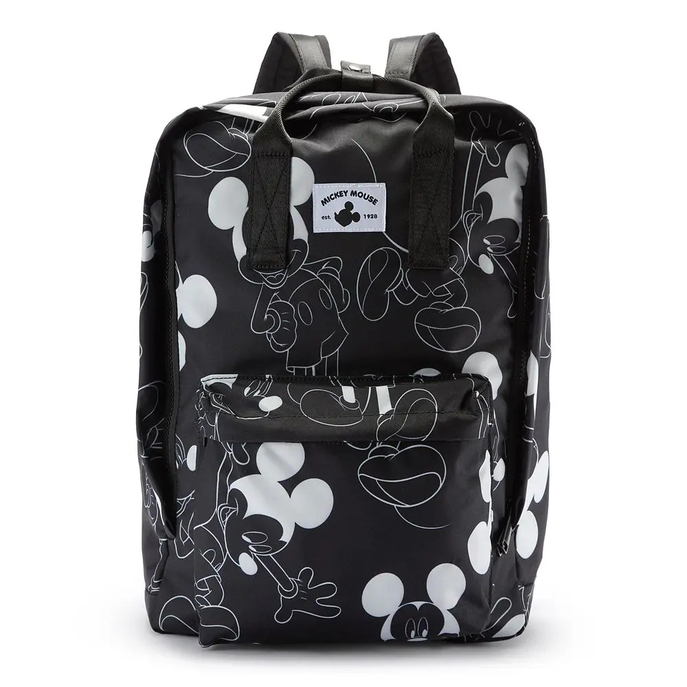 Disney Store Mickey Mouse Black & White Backpack Disney Store Mickey Mouse Black & White Backpack