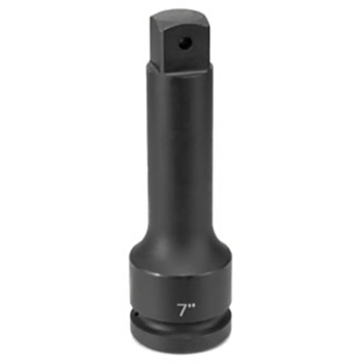 212 MAIN Alloy Steel High Torque Wrench Extender Tool - Grey Pneumatic 4007E, 1 in. Drive x 7 in. Extension Socket Wrench Tool with Pin Hole
