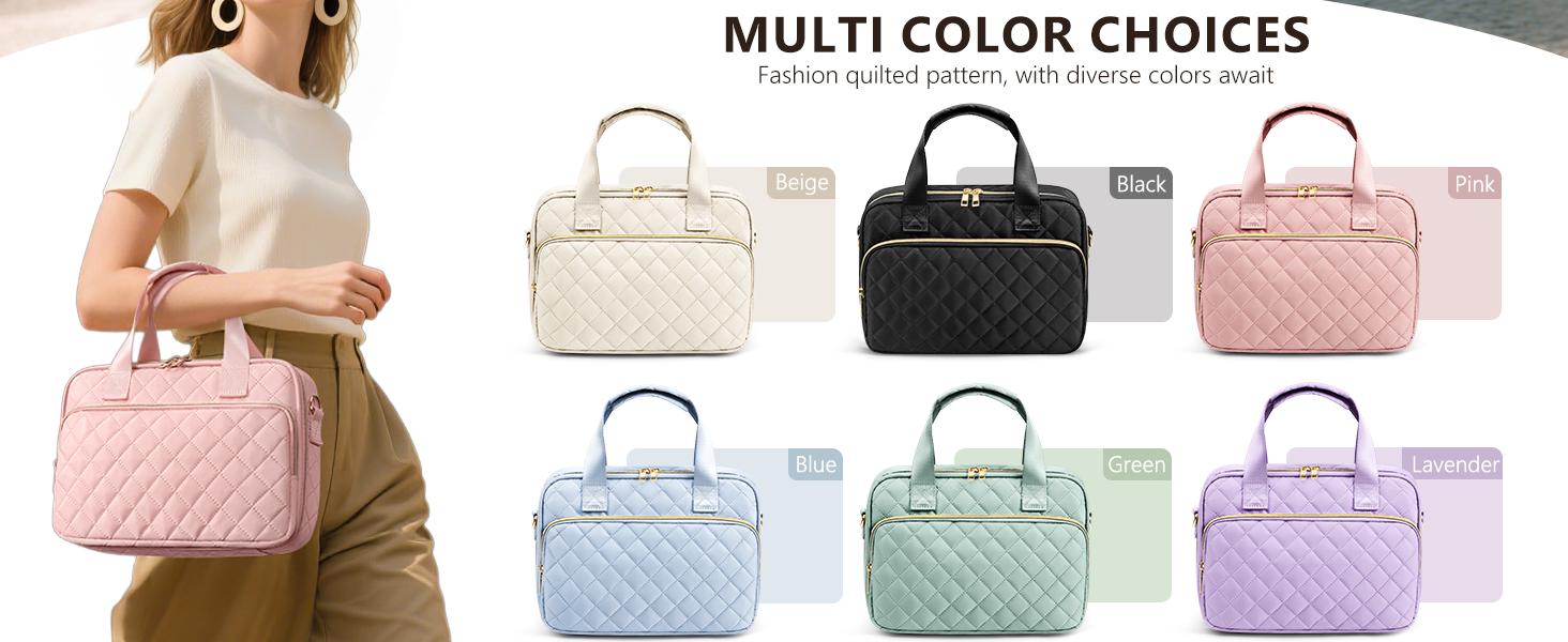 Bible Cover Case for Women, Large Bible Bag Bible Study Supplies Accessories Journaling Kit with Highlighters Tabs, Quilted Book Carrying Cases with Shoulder Strap, Easter Easter Christian Gifts for Women