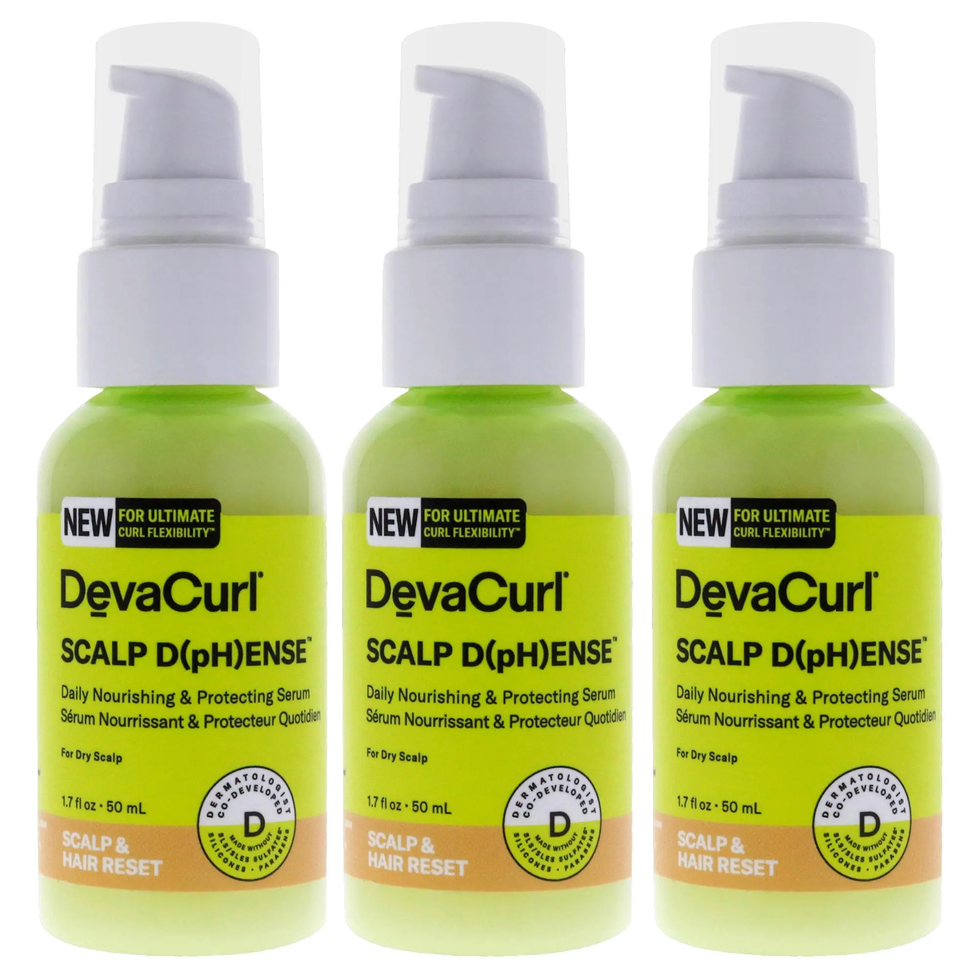 DevaCurl Scalp D pH Ense Hair Care Serum - Unisex, 1.7 oz, Pack of 3