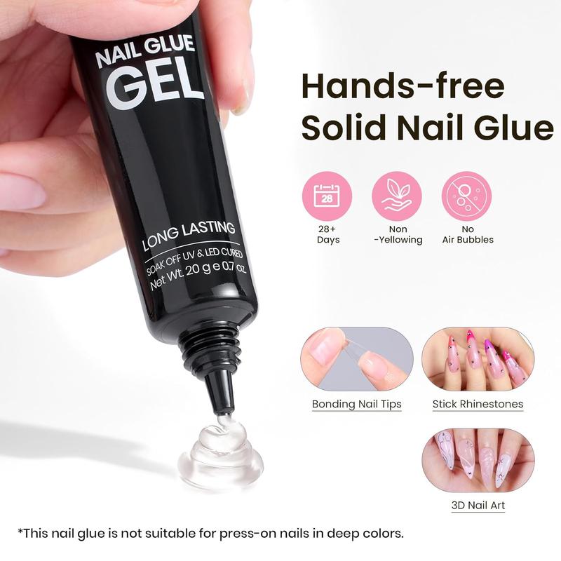 Beetles Tipex Instant Apex Nail Extension Tips Kit Coffin/Stilettol Shape Thick Acrylic Nail Flat Nails Manicure Gel press ons Nail Art DIY Nails Art #TikTokShopBacktoSchool