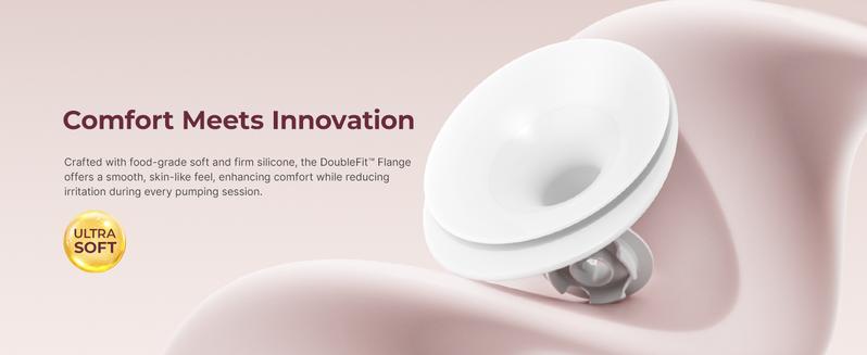 Momcozy  Breast Pump Hands Free Upgraded Mobile Flow | M9, App Discreet Control with Personalized Multi-Modes & 15 Levels, Wearable Breast Pump 24mm, 2 Pack Cozy Red