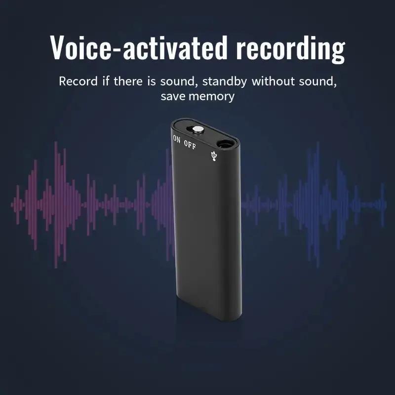 reproductor  mp3  paramúsica Mini Audio Recorder Voice Activated Office Listening Device 8GB/16GB/32GB HNK