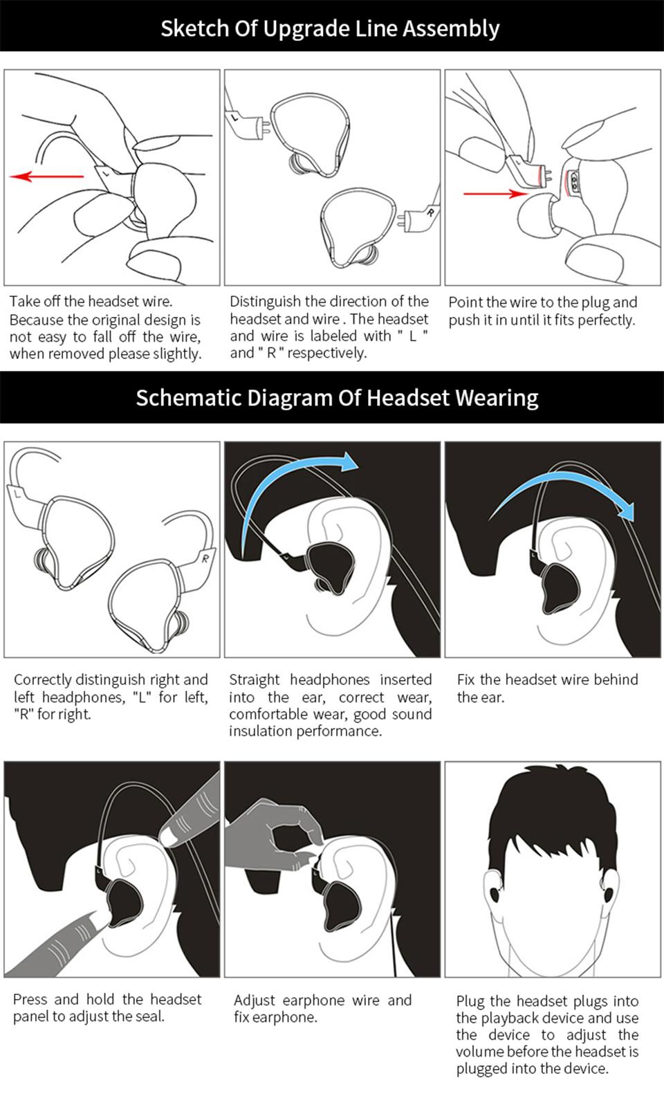 KZ ZS10 Pro Electronic Wired Earphones - 4BA+1DD Bass In-Ear Monitors, Steel Construction, Noise Isolation, 40000Hz Frequency, 3.5mm Audio Jack Plug-In, Matte Black Durable PC Accessories for Gamers, Tablet Compatible, Gaming Accessories KZ ZS10 Pro Electronic Wired Earphones - 4BA+1DD Bass In-Ear Monitors, Steel Construction, Noise Isolation, 40000Hz Frequency, 3.5mm Audio Jack Plug-In, Matte Black Durable PC Accessories for Gamers, Tablet Compatible, Gaming Accessories