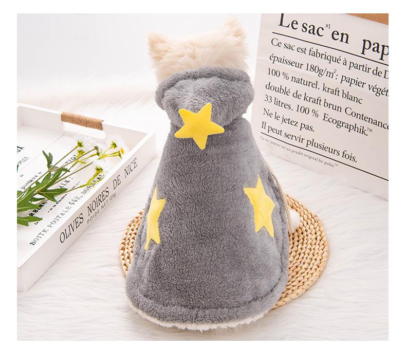 Puppy Cloak Nightgown For Autumn And Winter Plus Velvet Thickening