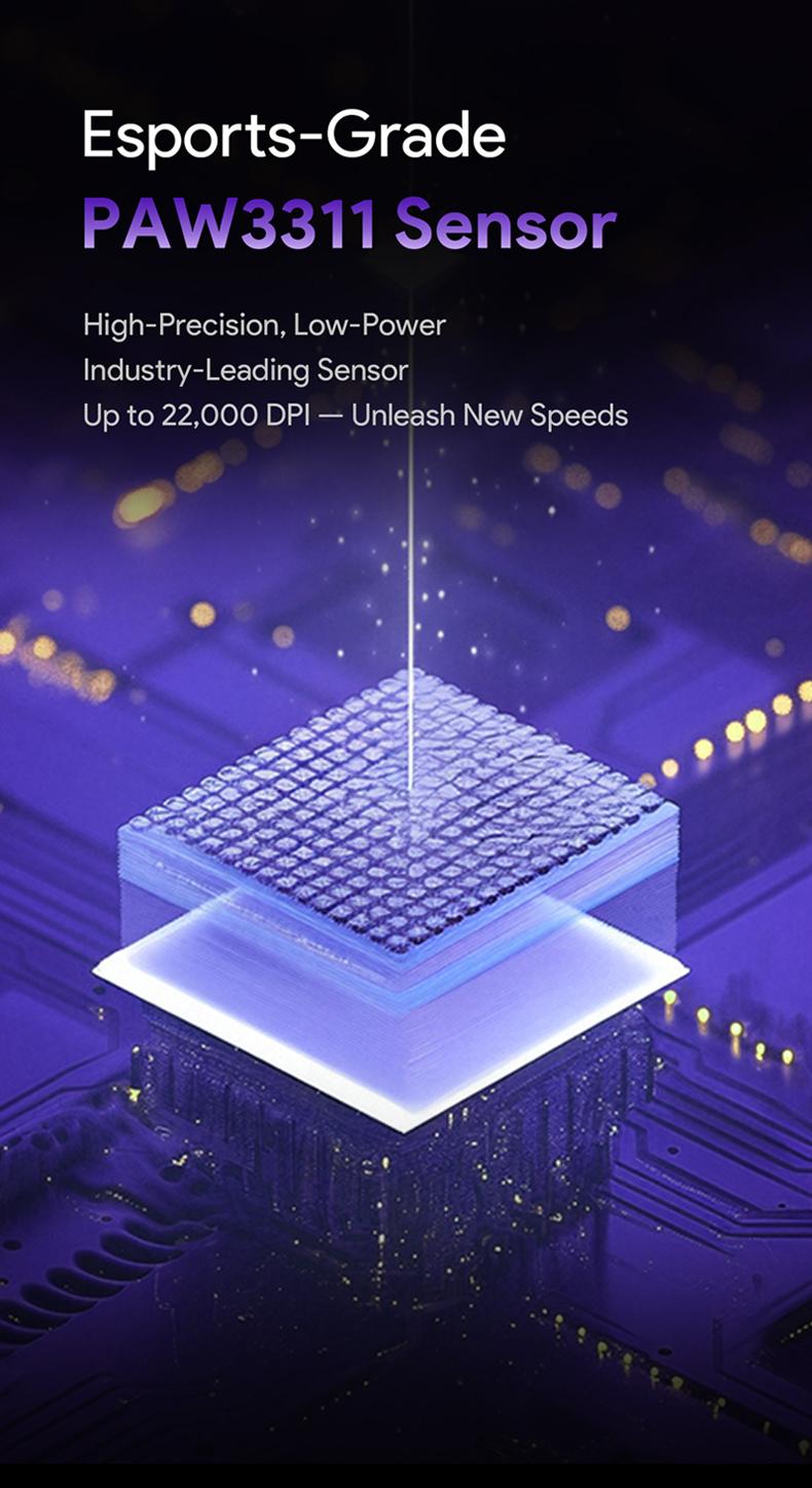 FURYCUBE G11 Tri-Mode Gaming Mouse PAW 3311 2.4G Bluetooth Wired Rechargeable RGB Lighting Optical Sensor for Gaming & Office Accessories Birthday Gifts for BF FURYCUBE G11 Tri-Mode Gaming Mouse PAW 3311 2.4G Bluetooth Wired Rechargeable RGB Lighting Optical Sensor for Gaming & Office Accessories Birthday Gifts for BF