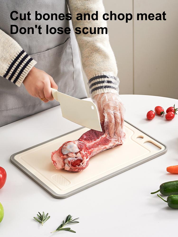 UFORU Green Silicone Chopping Board 15.8" x 10.6" Non-Slip Dishwasher Safe Reversible Cutting Board for Kitchen & Camping BPA Free Spill-Proof Edge Guard Handles Knives