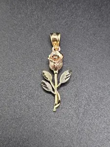 14K Gold Pendant - Rose