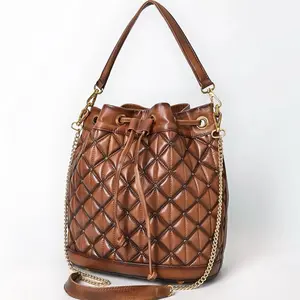 American Darling quilted  bucket bag