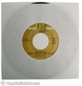 Bags Unlimited S7WR - 7 Inch 45 RPM Paper Record Sleeve - 100 Count (White)  [BAGS / SLEEVES] Large Item Exception , White