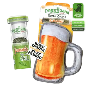 Tuffer Chewer Doggi Duo Bundle - Beer Mug & Juananip