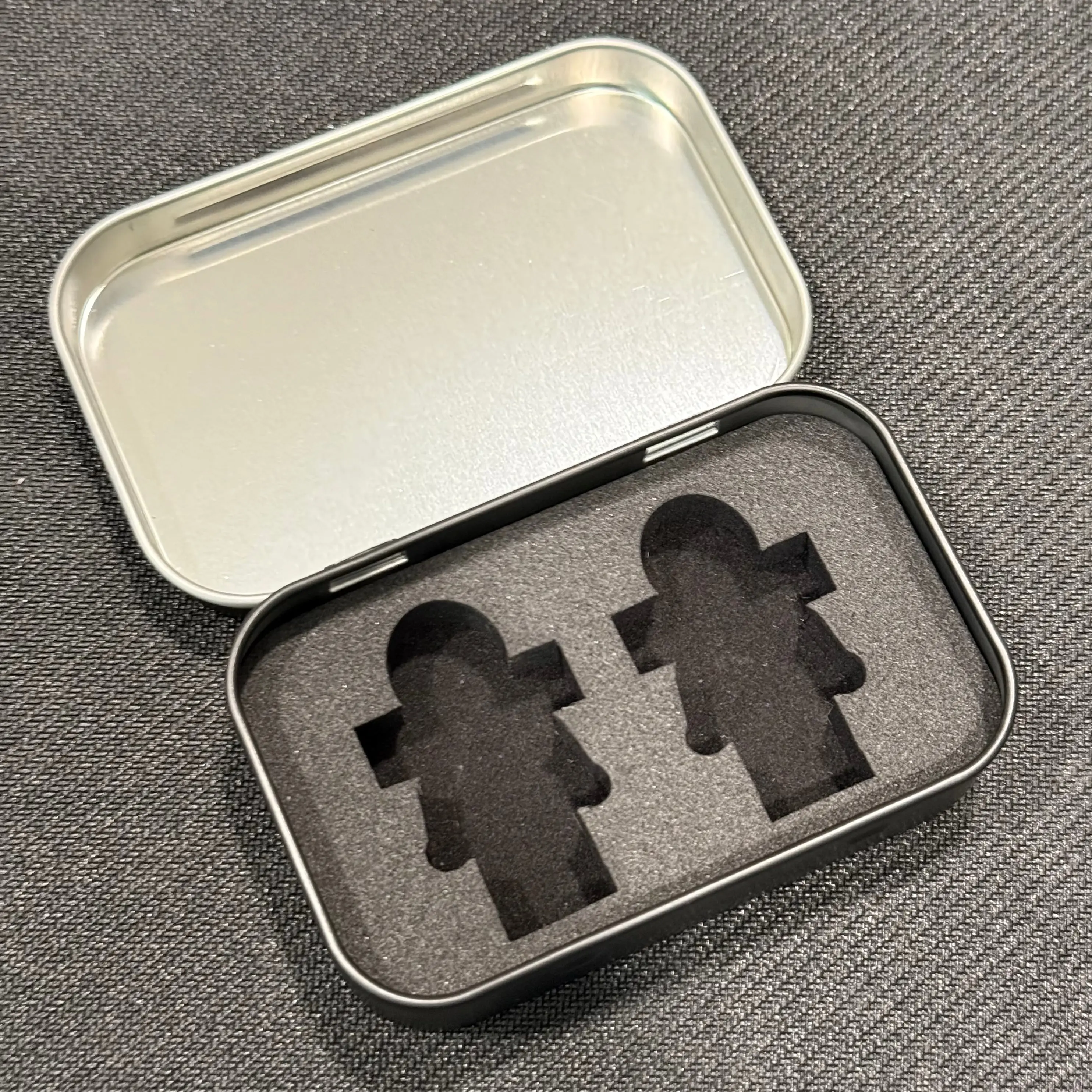 PocketFigures™️ Two Minifigure and Armor Case with Foam Insert
