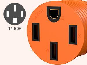 Nilight 15FT 50 Amp RV Extension Cord with Adapter 15Amp to 50Amp 250V Heavy Duty 6/3+8/1 Gauge Pure Copper STW Wire UL ETL Listed 4 Prong 14-50P 14-50R Weatherproof Suit for Generators Camper