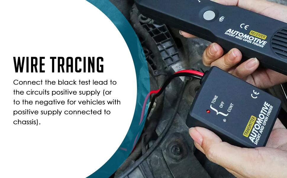 em415Pro broken wire detector tool Automotive car electrical open and short circuit finder tester,Precise line finder for home wall line finding,Wire Repair,tone generator cable line breaker fault finder,DC less than 42V car diagnostics,Halloween Sale