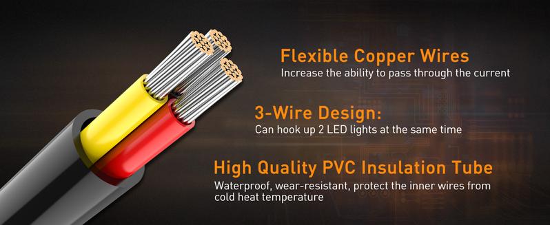 NAOEVO 4 Inch LED Pod Lights, White Amber Offroad Fog/Driving Lights LED Light Bar with 2 Leads Wiring Harness, Spot Flood LED Work Lights for Truck Boat UTV ATV, 2-Pack (White/Amber/White&Amber)