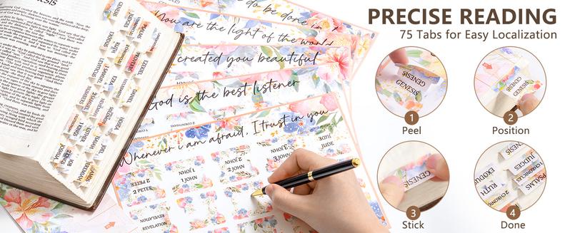 Floe Bible Cover Case Large Tote Bag for Women w/Shoulder Strap, Christmas Christian Gifts for Women