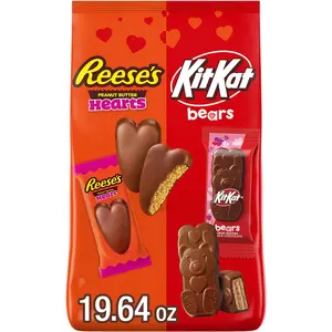 REESE'S and KIT KAT Assorted Milk Chocolate,19.64 oz Bag