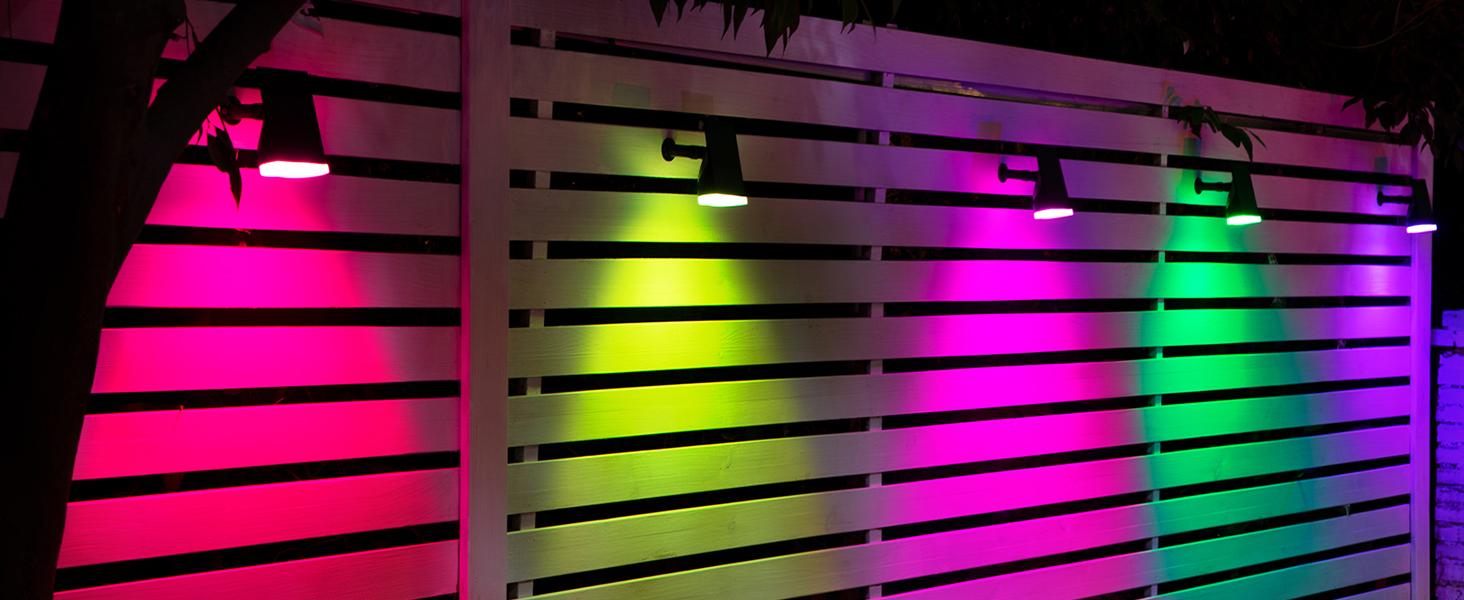 Linkind Smart Solar Spotlight SL5C Color Changing Cool Warm White Landscape Lighting APP Control Solar Lights Outdoor IP67 Waterproof for Yard Garden Pathway 2 Pack with AI-Dot App for Customizable Scenes