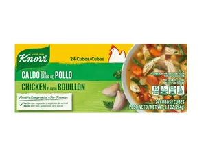 Knorr Shelf Stable Cubes/cubos Chicken/pollo Bouillon, 9.3oz 24 cubes