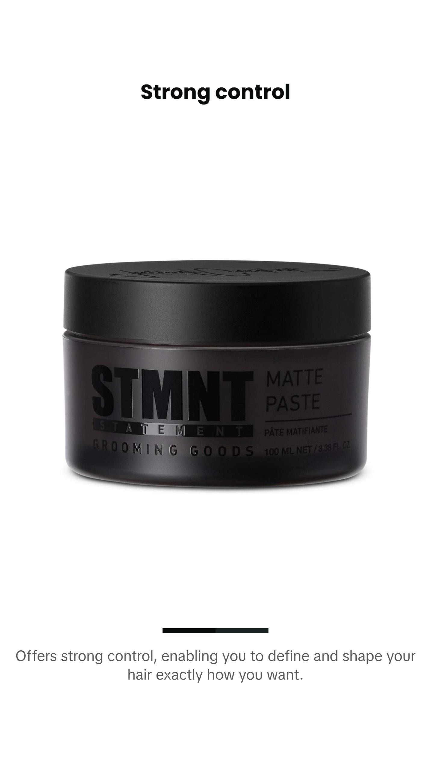 STMNT Styling Matte Paste - Texture & Volume - Natural Finish