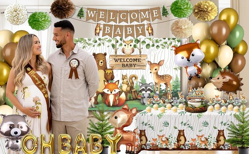 Woodland Baby Shower Party Decor – All-in-One Kit