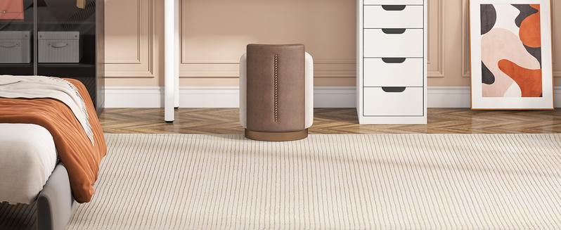 Tribesigns 47 inches Vanity Desk with 5 Drawers, Rustic Brown Makeup Vanity Table Dressing Table with Storage, Modern Simple Computer Desk for Women, Girls nailtechdesk