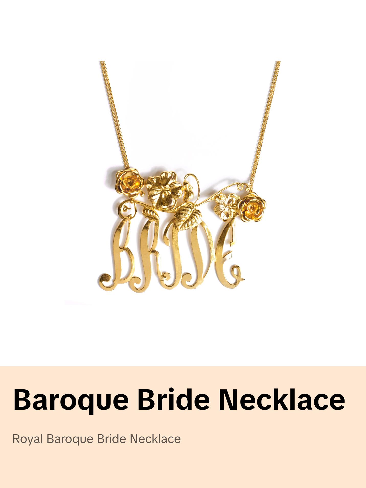 BRIDE BAROQUE NECKLACE