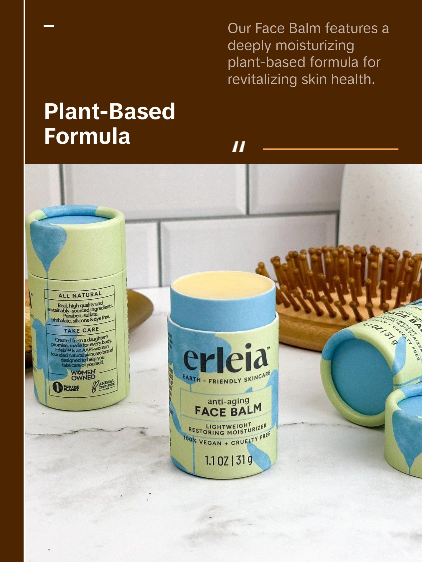 Anti-Aging Face Balm - Deeply Moisturizing Plant-Based Formula for Healthy Skin - Moisturizer, Skincare