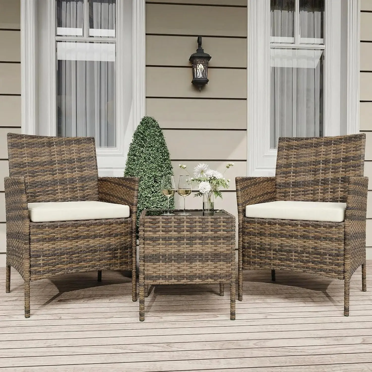 Gradient Brown+White