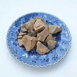 clay Natural Edible Clay Smoked Yellow-White Kaolin Chunks 100% Sand-Free Non-Sticky 4oz 113g for Crafting & DIY Projects Handmade Gifts Art