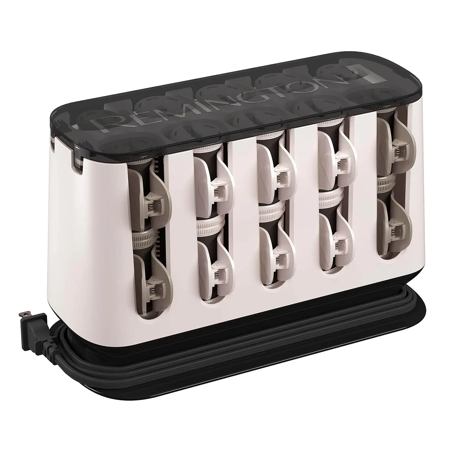 Remington Shine Therapy Argan Oil & Keratin Treated Hot Rollers Set - Professional Hair Curlers with Smoothing Effect, Storage-Ready for Daily Use on All Hair Lengths (Short, Medium, Long)