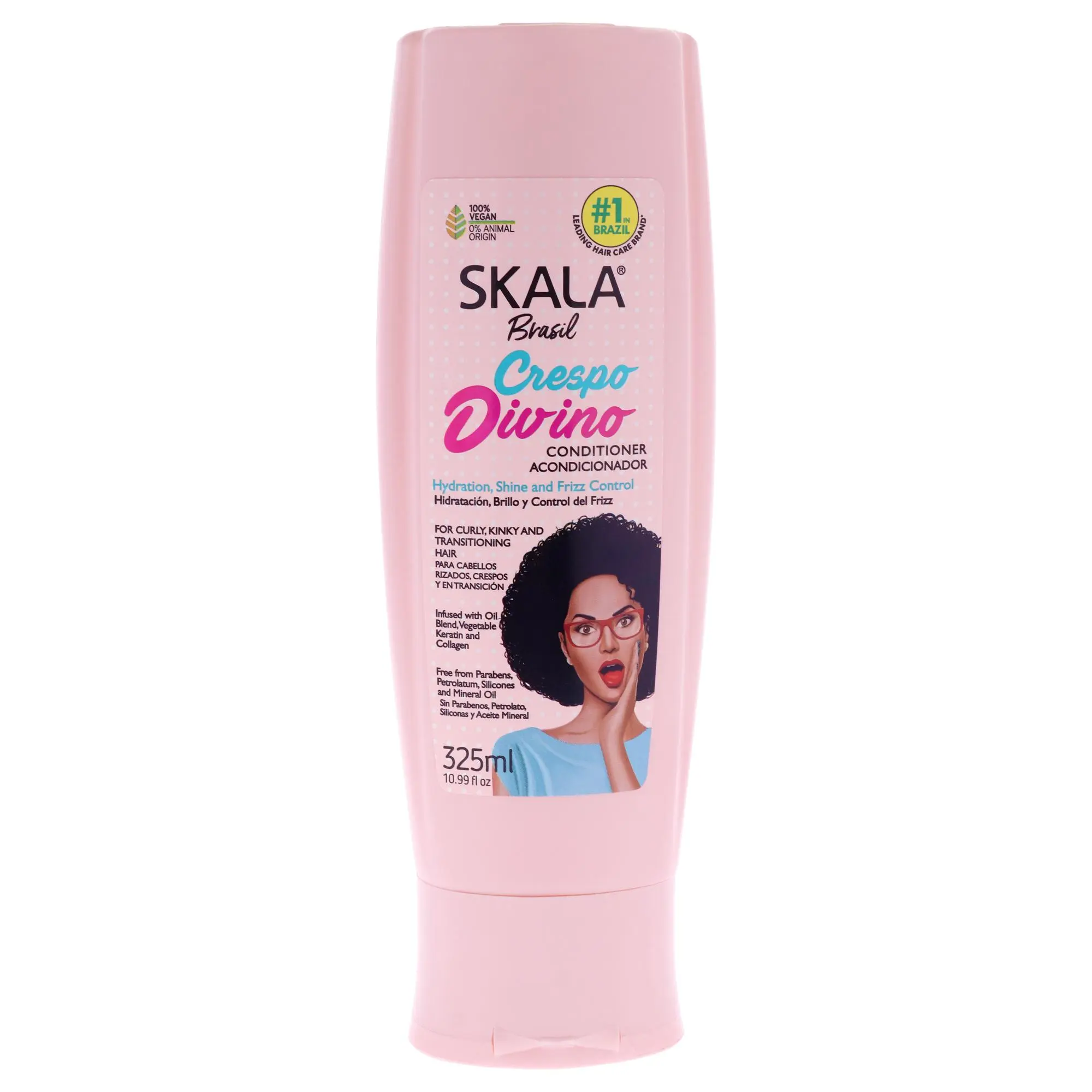 Skala Divine Curls Hydrating Haircare Conditioner for Women - Frizz-Control, Smoother Strands, 10.99 oz