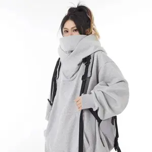 Women'sOversizedTurtleneckPullover|UnisexSpringAutumnNinjaHoodies-Y2KFashionSweatshirtsforMen&Women,JapaneseHarajukuHipHopStreetwear