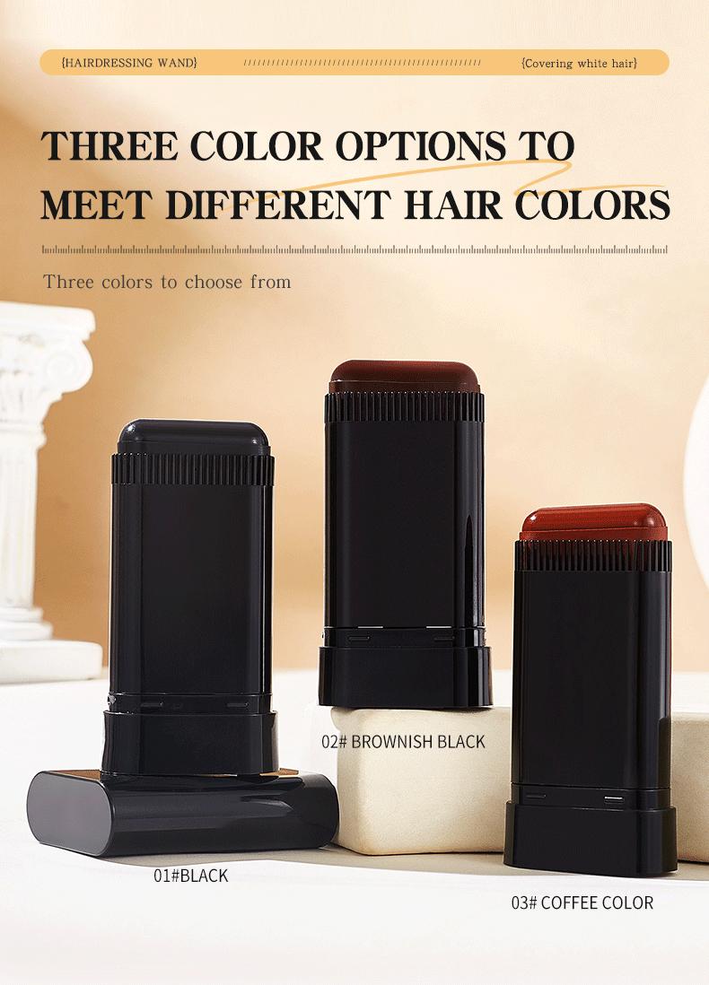 3-Color-Disposable Hair dye comb Easy to Color, Portable for Quick Touch.Ups, Covers Gray Hair, Resists Fading andClumping Natural Haircoloring Ombre Brown Blonde hair dye hair color black hair dye shampoo hair dye shampoo