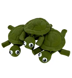 Tiny Flexi Turtle 3D Printed Fidget Collectible & Mystery Container Fully Articulated with Satisfying ASMR Movement Perfect Desk Pet