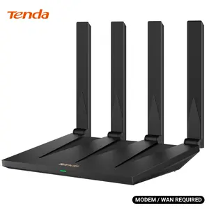 Tenda AX3000 WiFi 6 Gaming Router, Dual-Band Gigabit Wireless Router Internet for Home, Long Range Coverage with 7dBi High-Gain Antennas, High Speed with 4 Gigabit Ports, OFDMA, NFC Tap-to-Connect (RX12 Pro) reliable fast internet tiktokshopbacktoschool,