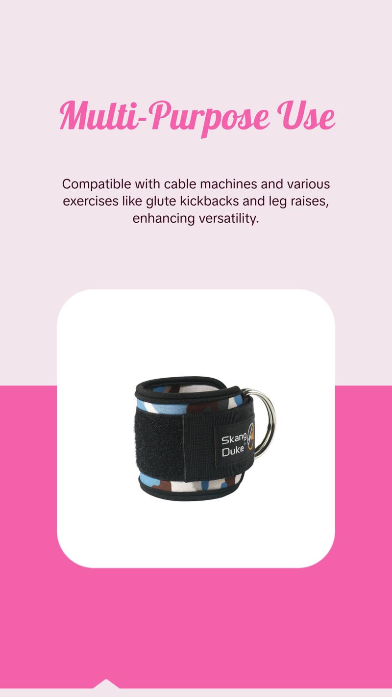 Skang Duke Adjustable Ankle Straps Strength Training Accessory for Full-Body Training, Targets Glutes, Legs, Core, Waist, Arms, and More