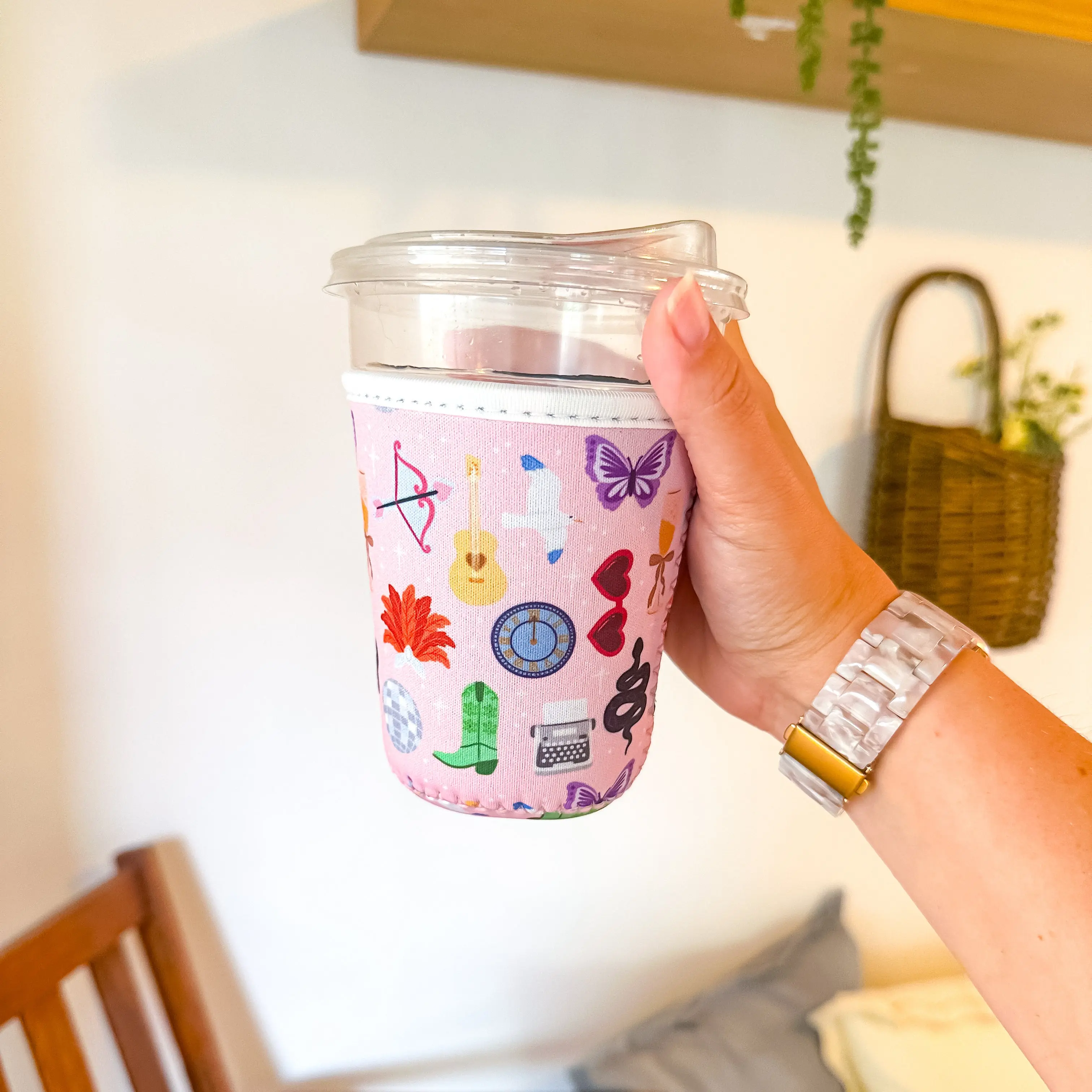 Pop Icons | Reusable Coffee Sleeve