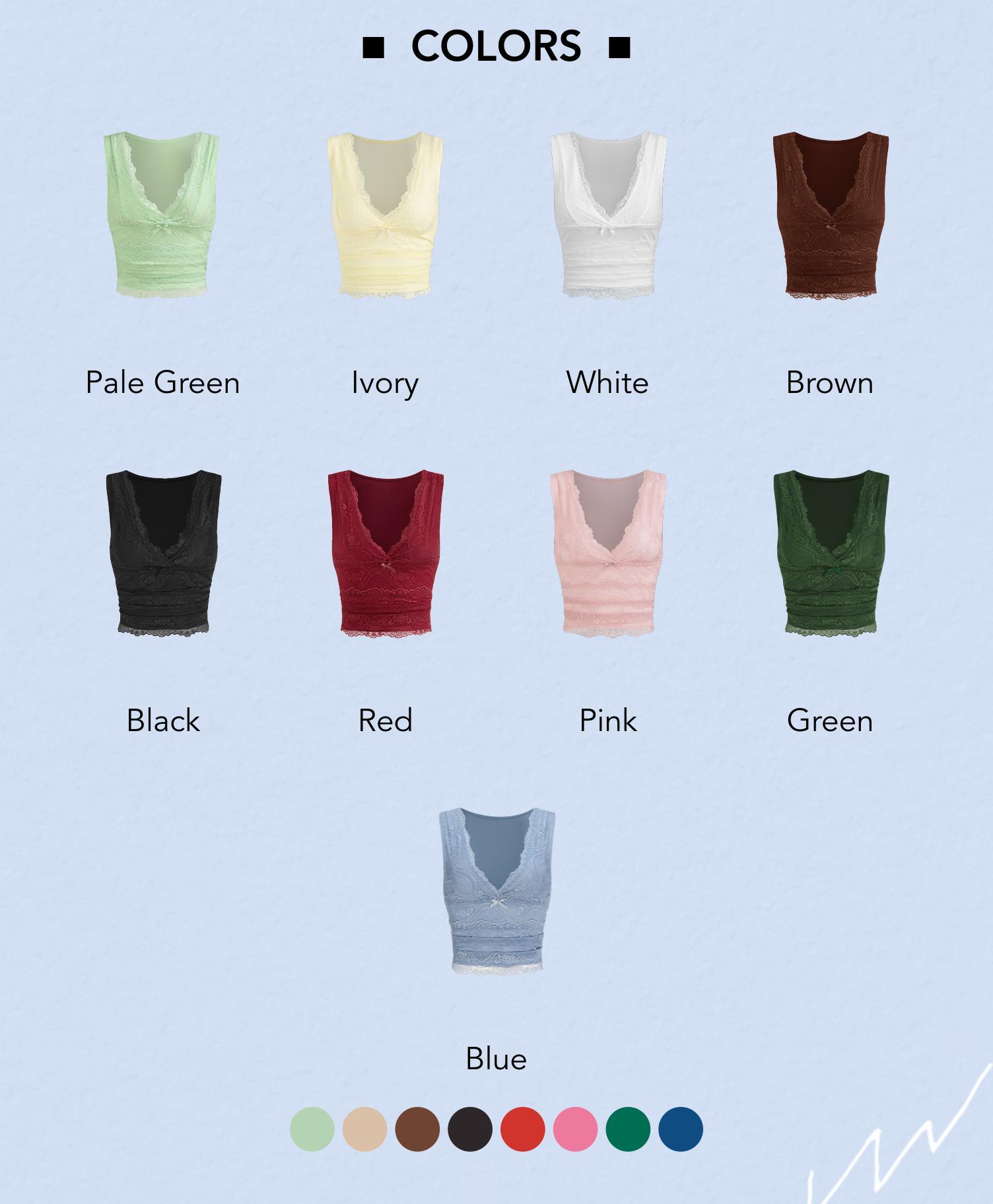 Cider Women's V-Neck Stretchy Lace Crop Tank Top with Bowknot, Spring Layering Camisoles, Y2K Stretch Fit Sleeveless Blouse, Ladies Lightweight Bow Detail Tops, Urban Chic Spring Fashion, Casual Stretch-Waist Summer Tops